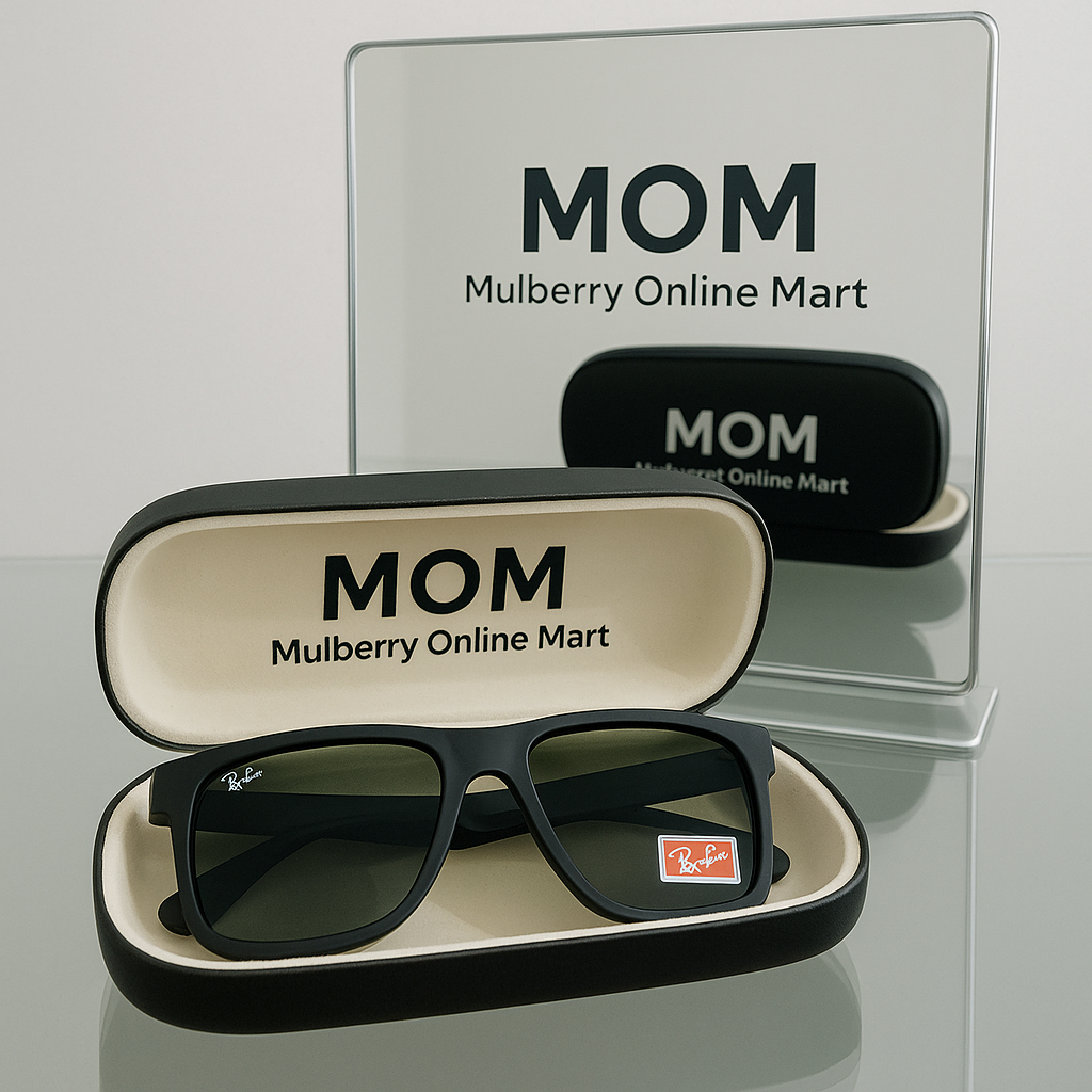 Rayban Brown Sunglasses – Classic Plastic Frame with Glass Lenses